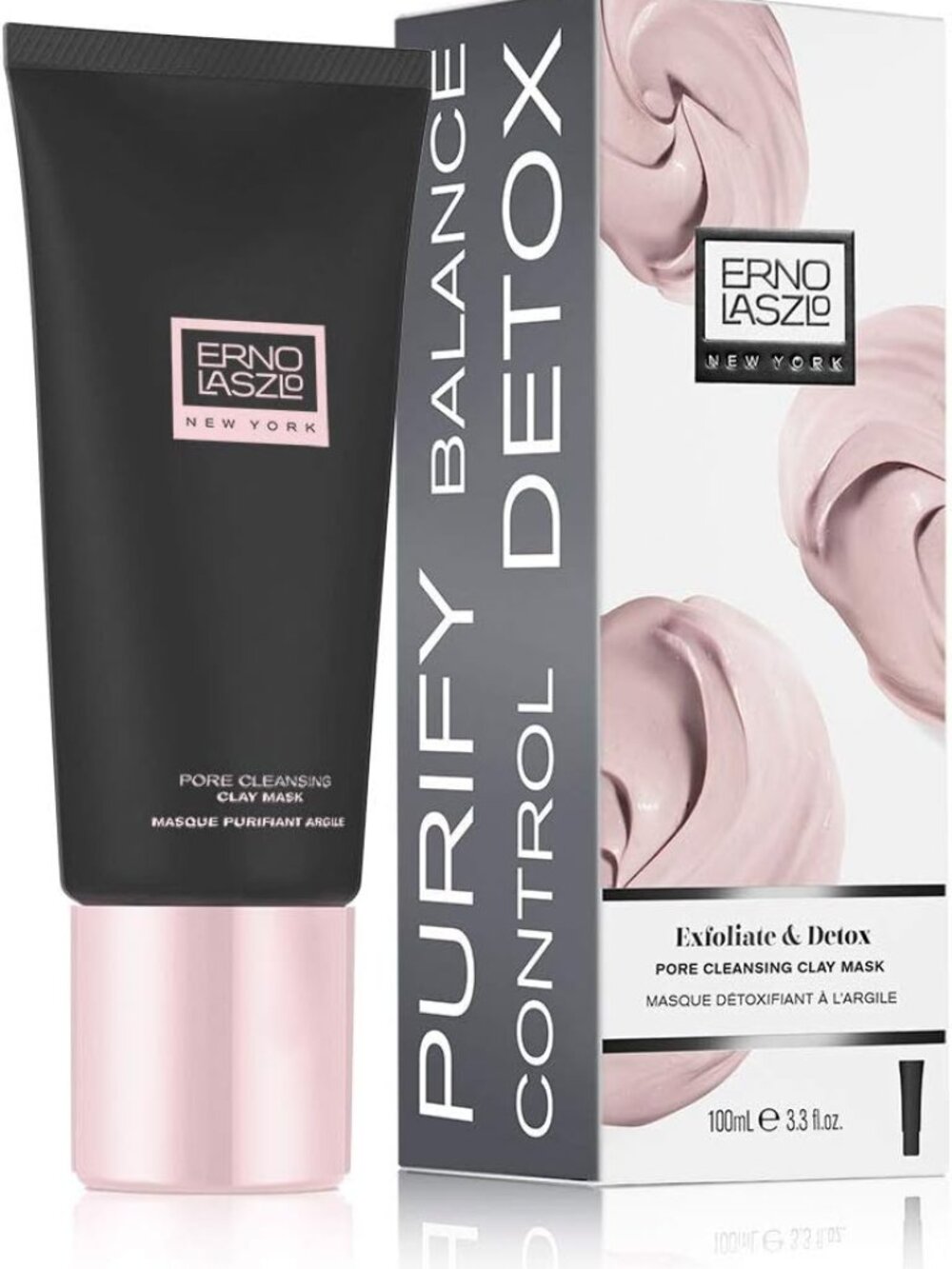 NEW Erno Laszlo Exfoliate & Detox Pore Cleansing Clay Facial Mask 100ml 3.3 oz
